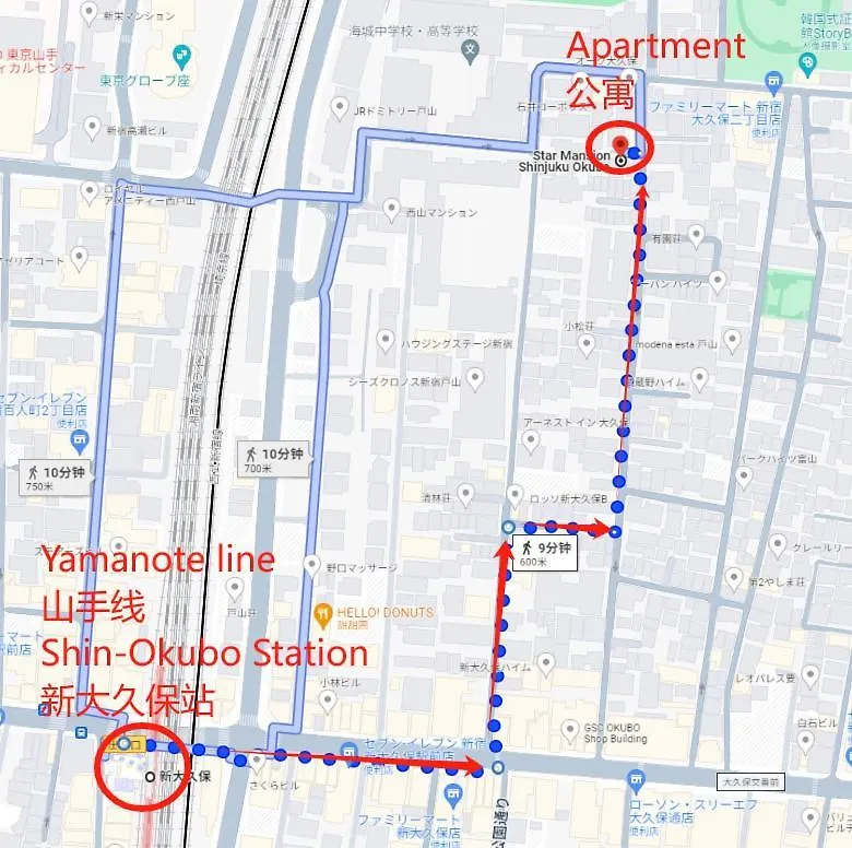 Okubozyz Apartment Tokyo Japan